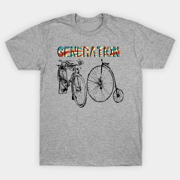 Generacion de bicicleta T-Shirt by vintagejoa